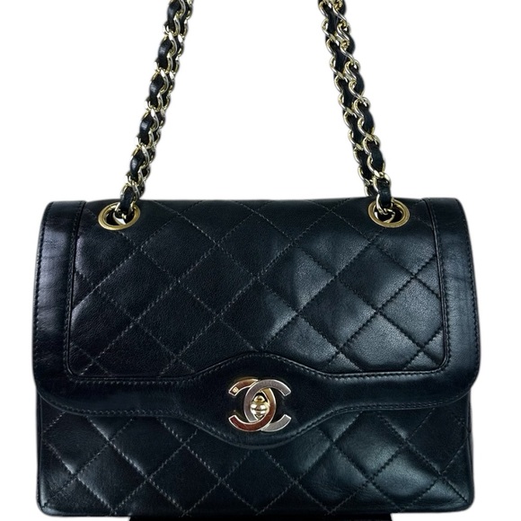 CHANEL Paris Limited Mini Double Flap Quilted Lambskin Bag - Picture 1 of 16